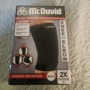 McDavid HexForce Athletic Knee/Elbow Sleeve - White (2X)
